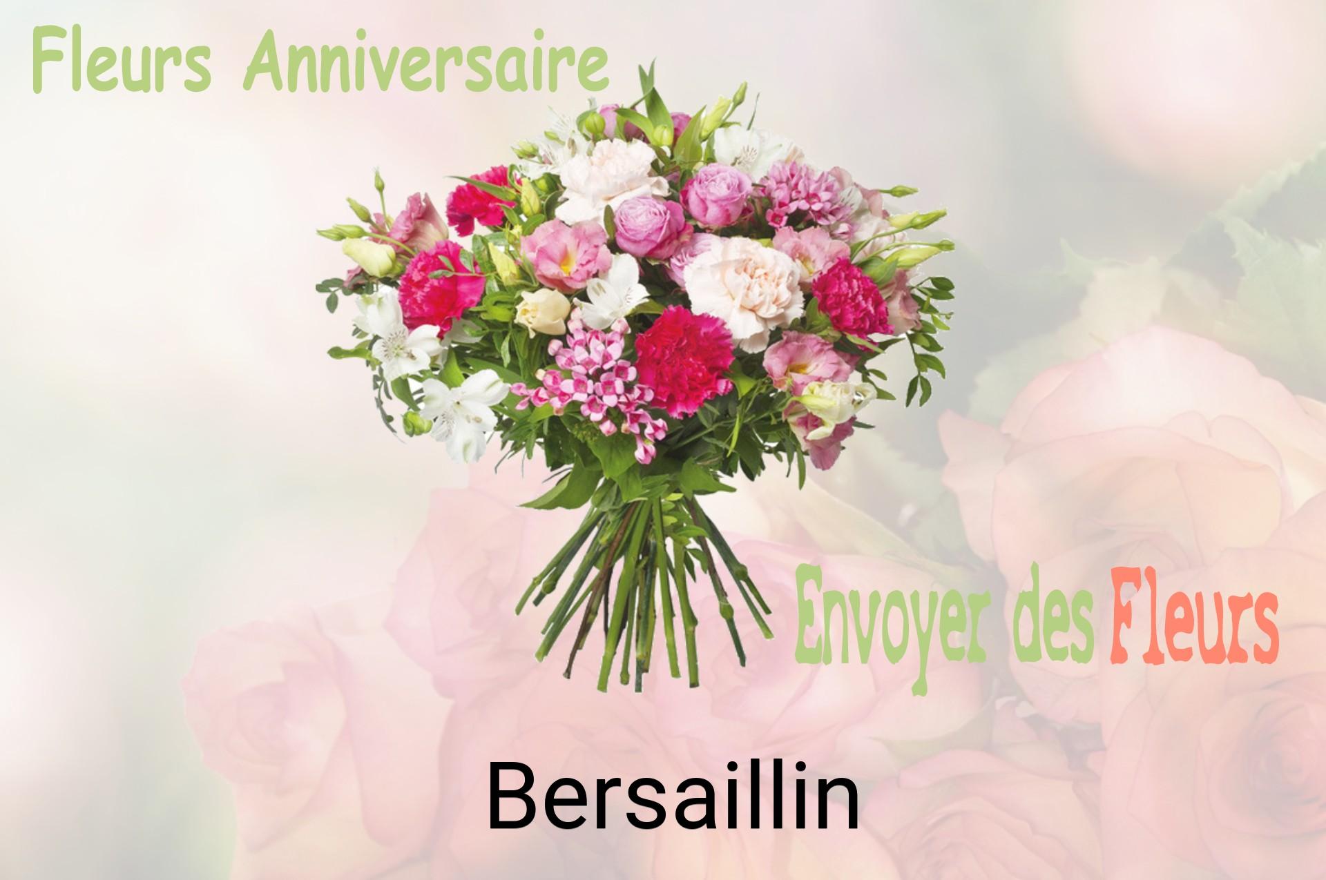 Bouquet de fleurs d’anniversaire livré à Bersaillin