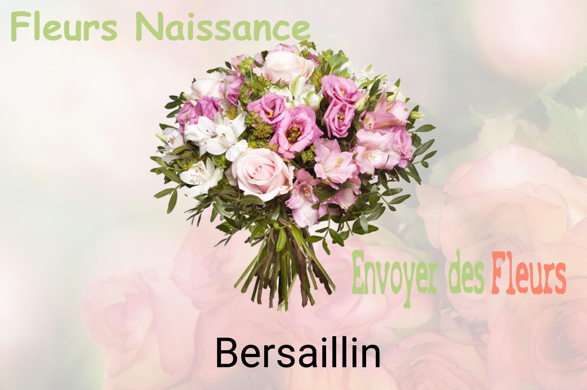 Bouquet de fleurs de naissance livré à Bersaillin